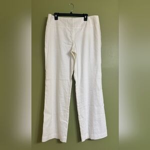 Elegant White Women's Pants